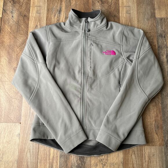 The North Face Apex Bionic Jacket Women's Size XS Gray Softshell Windproof 5438 - Picture 1 of 12